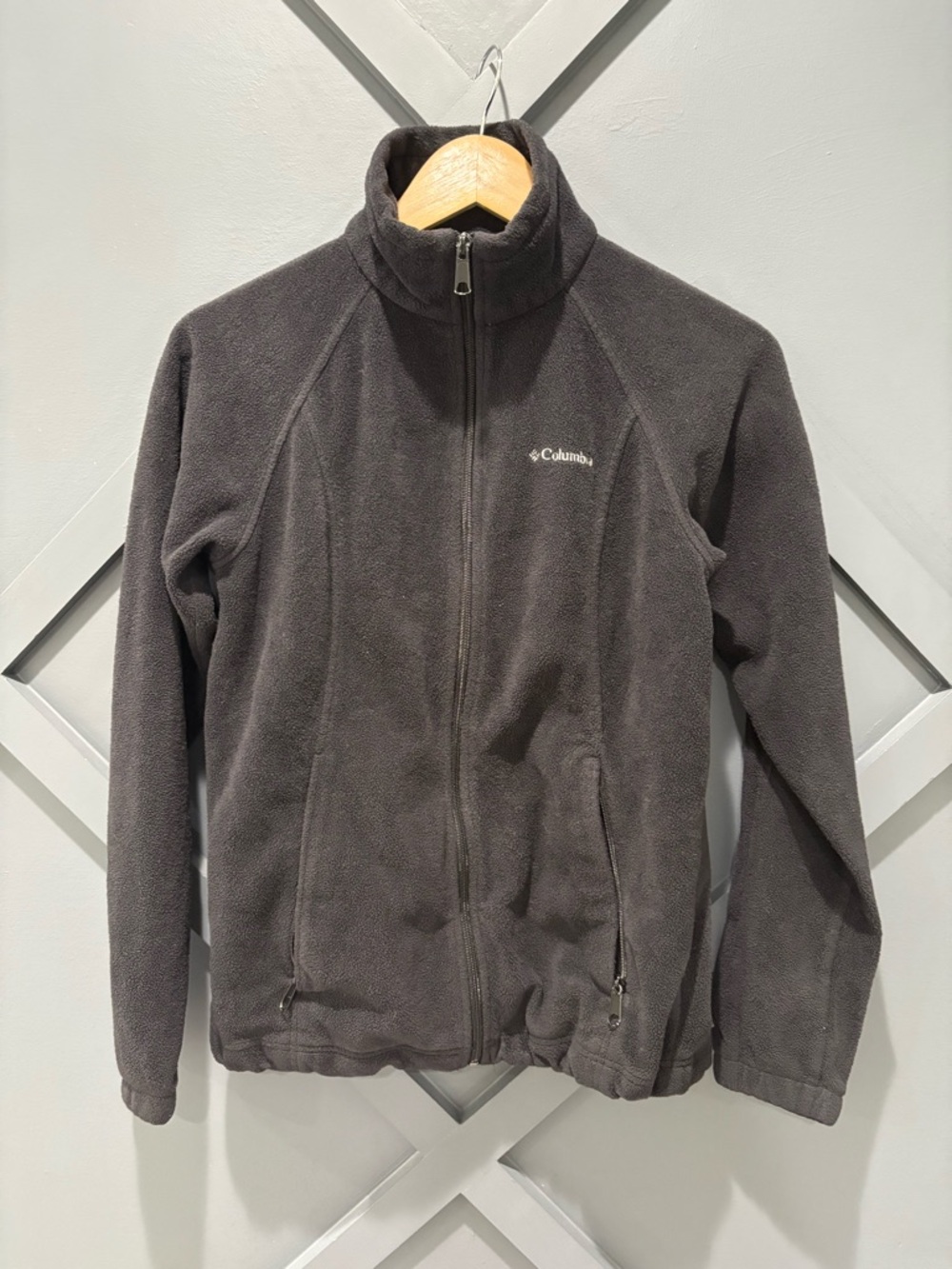 ✨•Columbia Black Full-Zip Fleece Jacket•✨